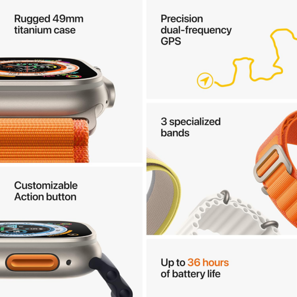 Apple Watch Ultra, GPS + Cellular 49mm