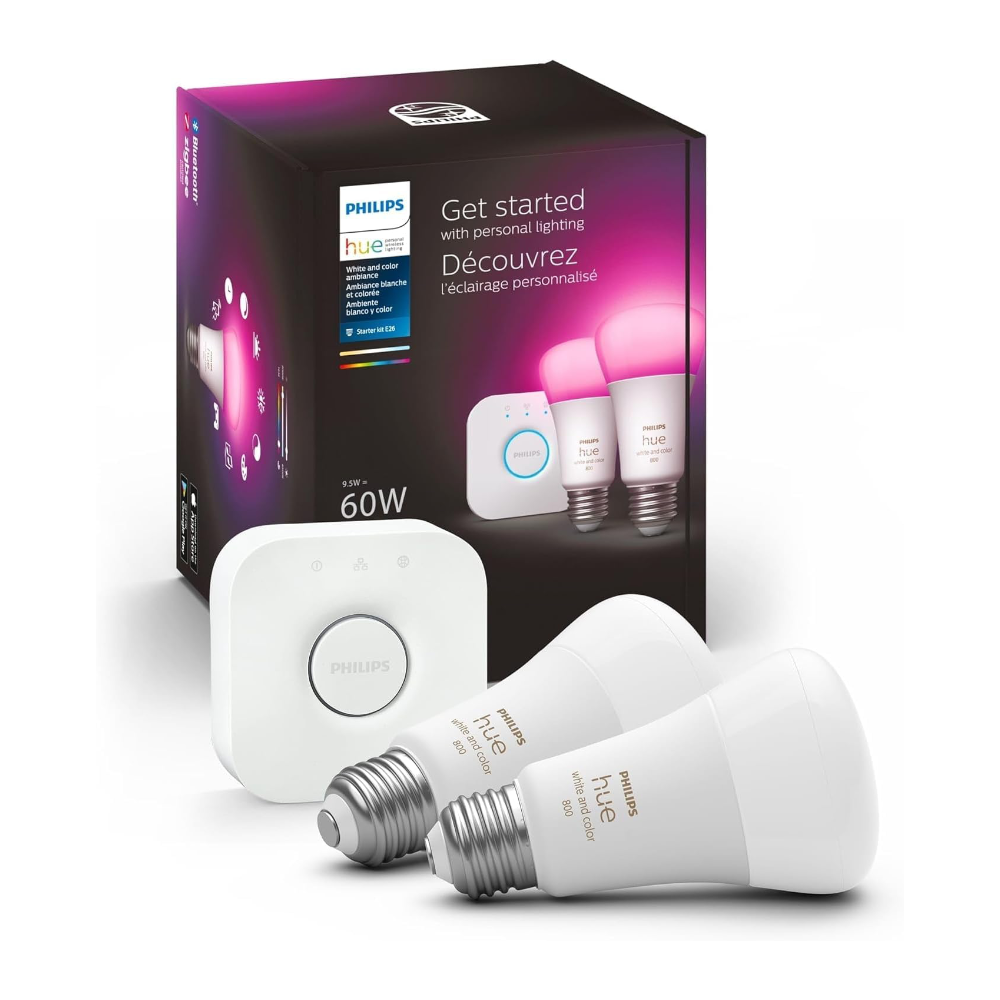Philips Hue Smart Light Bulbs Starter Kit - Image 1