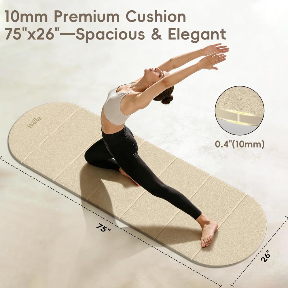 Foldable Yoga Mat 10mm Thick - Image 2