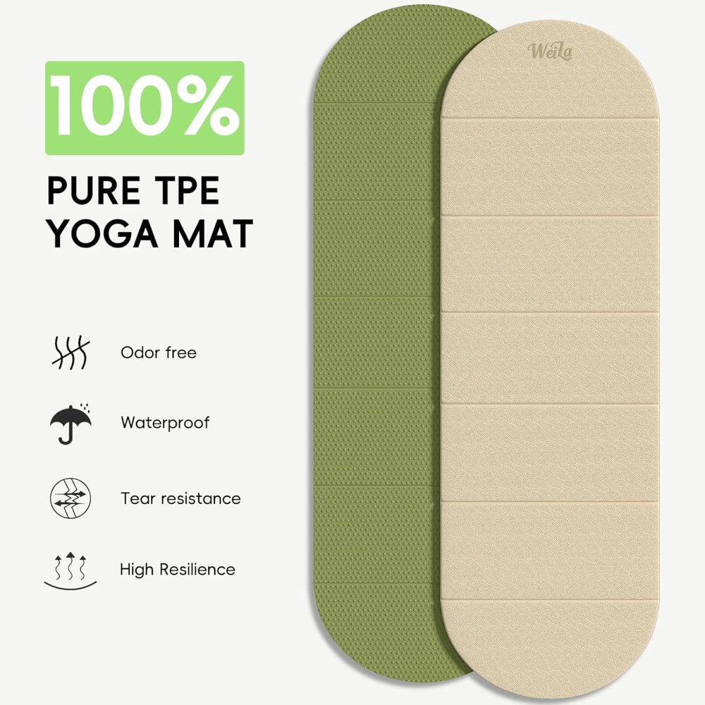 Foldable Yoga Mat 10mm Thick - Image 5